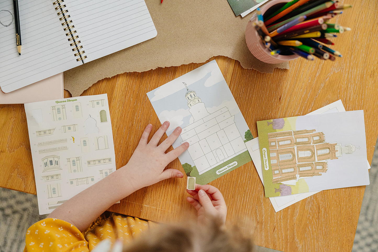 Temple Builder Sticker Kit